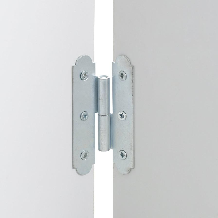 Suki Galvanized Steel Straight Left Butt Hinge Pack (9 cm, 2 Pc.)