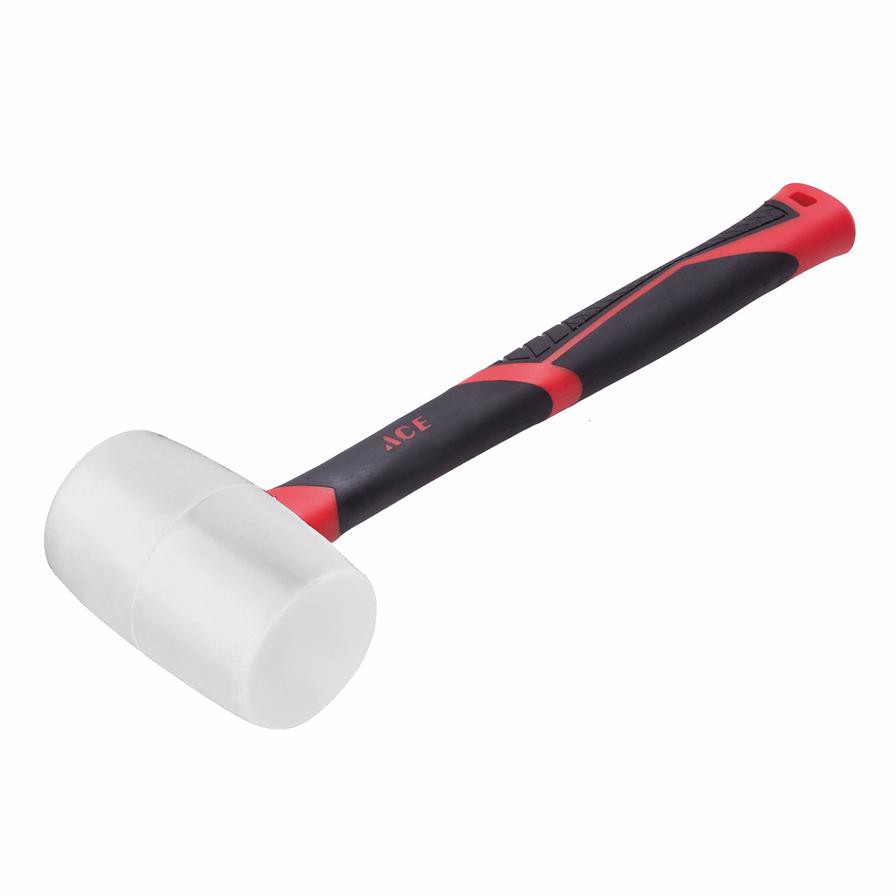 Ace Rubber Mallet W/Fiber Glass Handle (453.5 g)