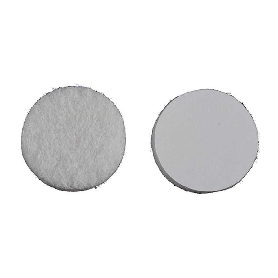 Hettich Felt Sliders (White, 22 x 5 mm, Pack of 20)