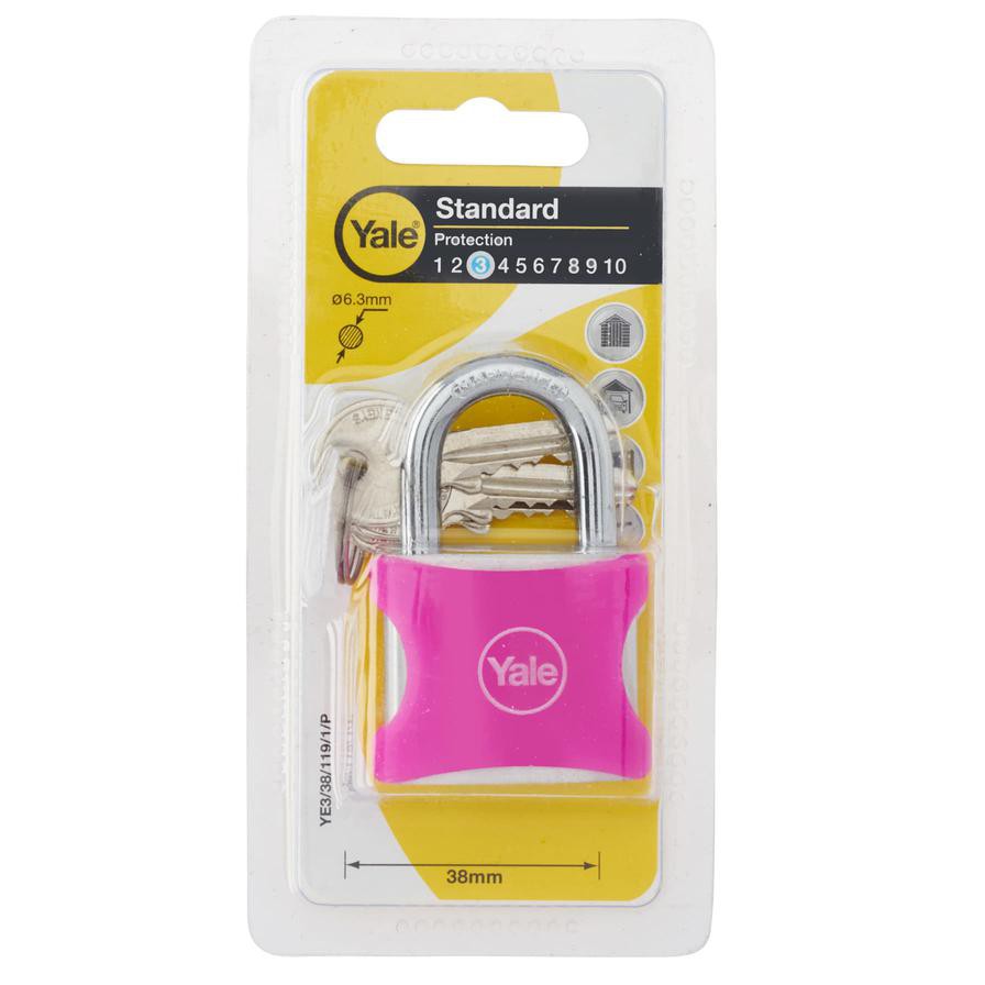 Yale Aluminum Padlock (2.5 cm)