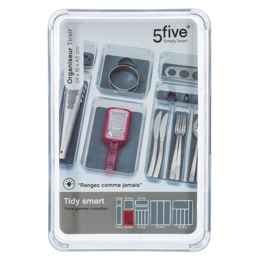 5five Tidy Smart Drawer Organizer (24 x 16 x 4.5 cm)