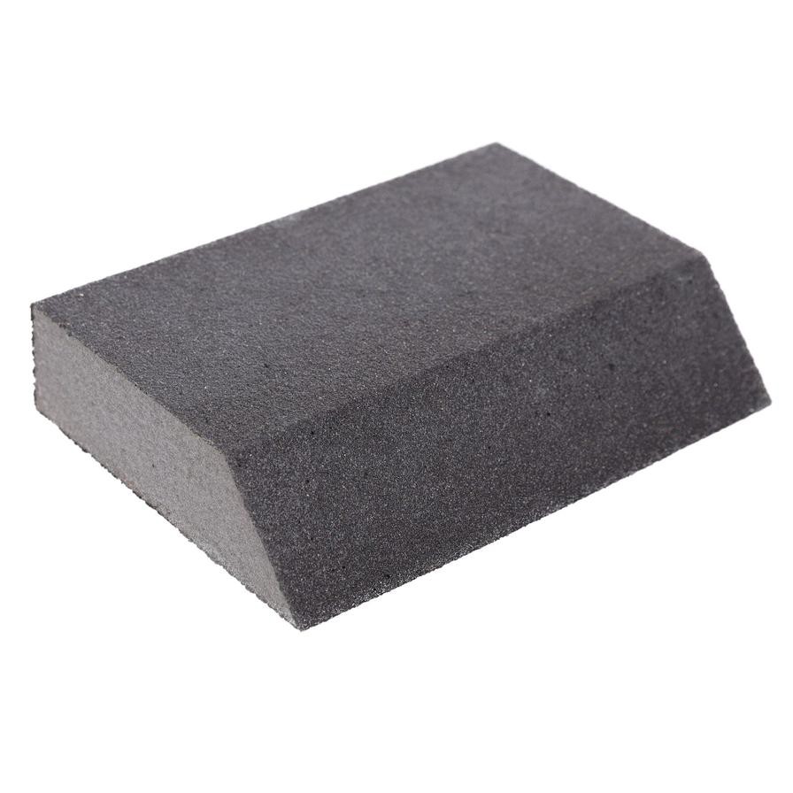 3M Angled Sanding Sponge, 80 Medium Grit (12.3 x 7.30 x 2.54 cm)