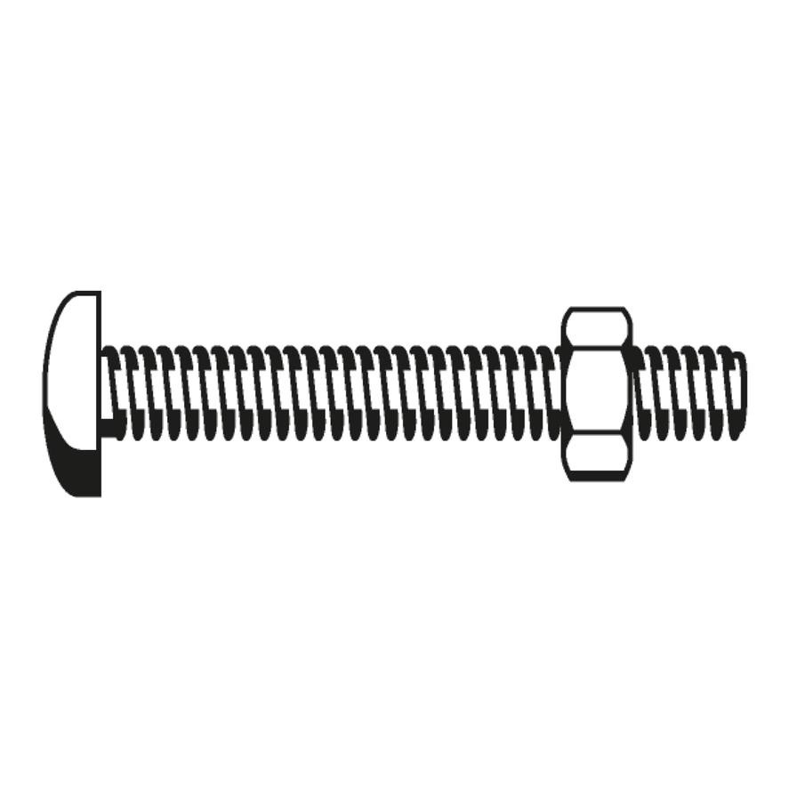 Suki Steel Roofing Bolt (M5 x 4 cm)