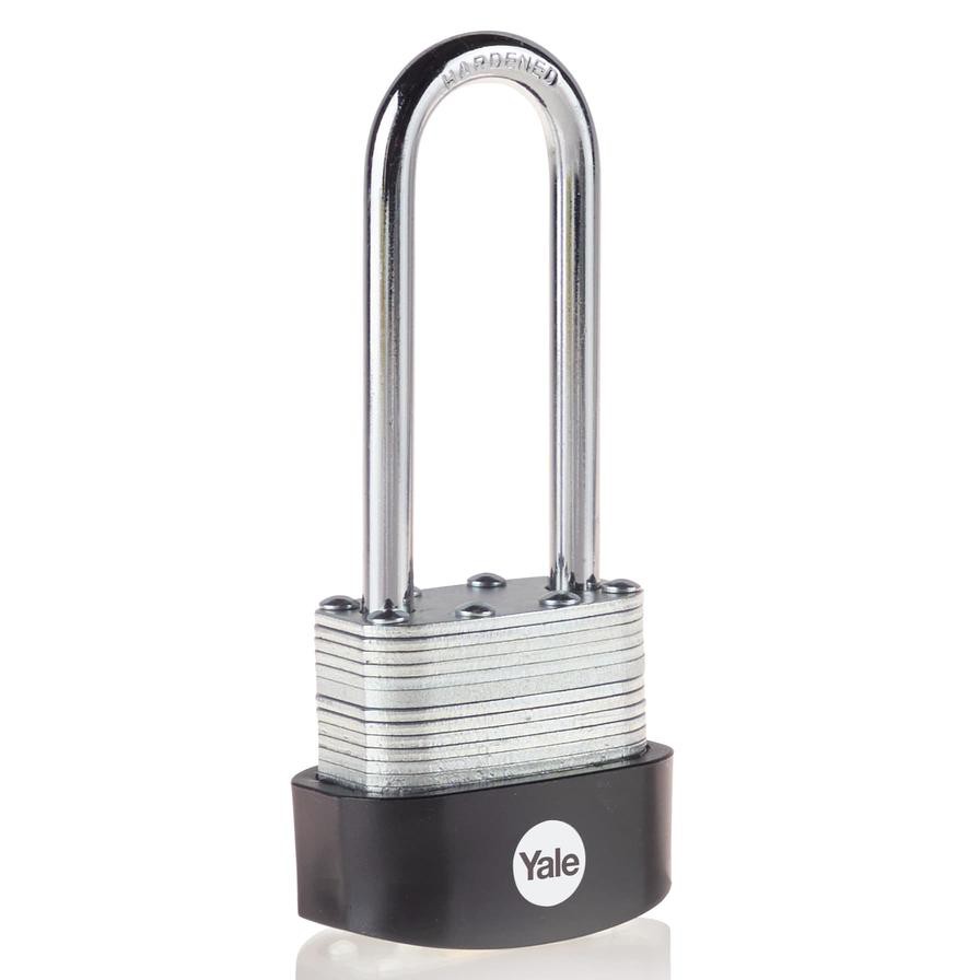 Yale Laminated Long Shackle Padlock (4 cm)