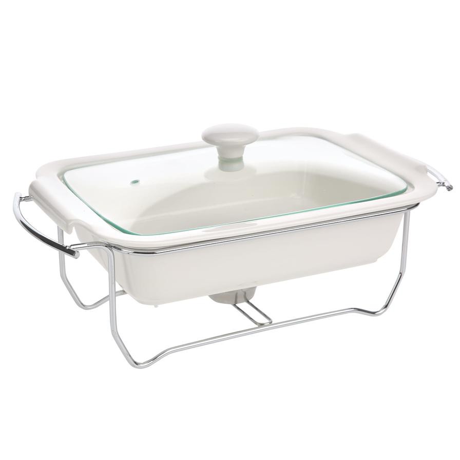 Ascot Food Warmer W/Glass Lid (32 cm)