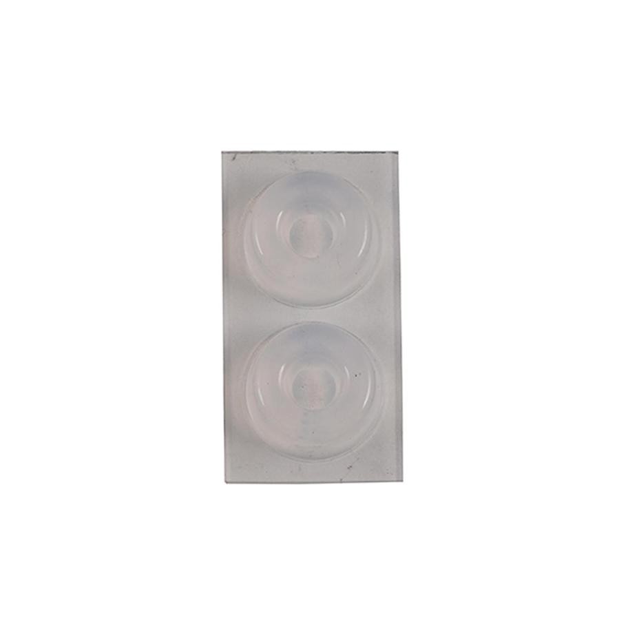 Hettich Plastic Transparent Universal Buffer (22 x 10 mm, 4 Pieces)