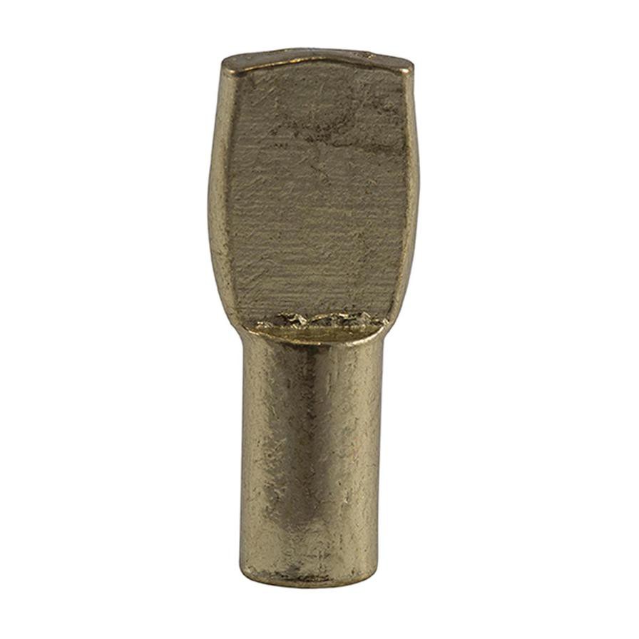 Hettich Brass Flattened Shelf Support (5 mm, 20 Pieces)