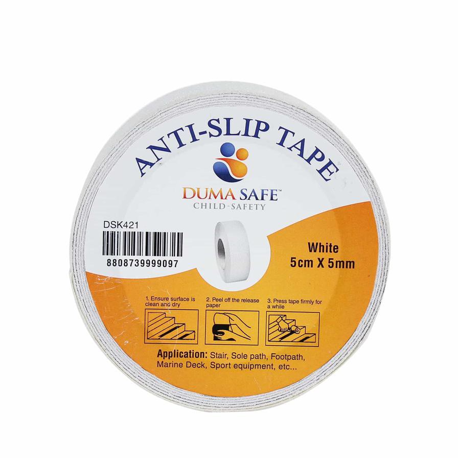 Duma Safe Anti-Slip Tape (White, 5 cm x 5 m)