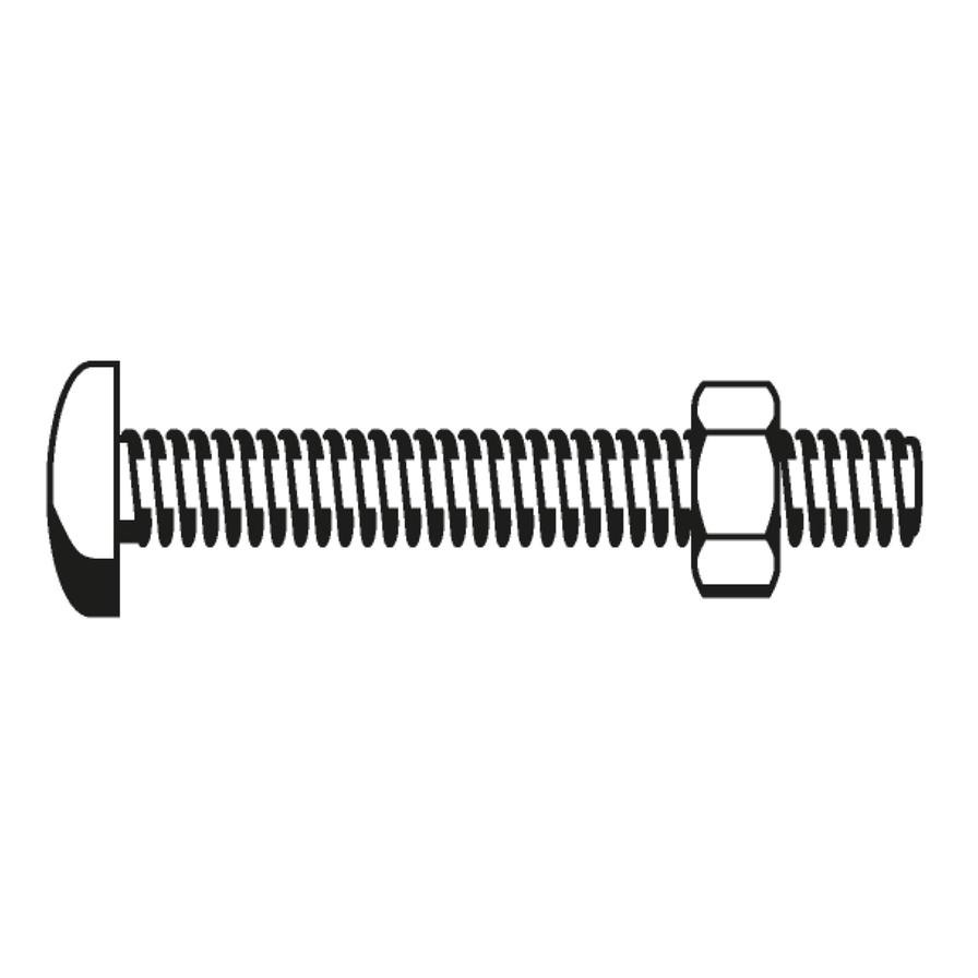 Suki Steel Roofing Bolt (M5 x 2 cm)