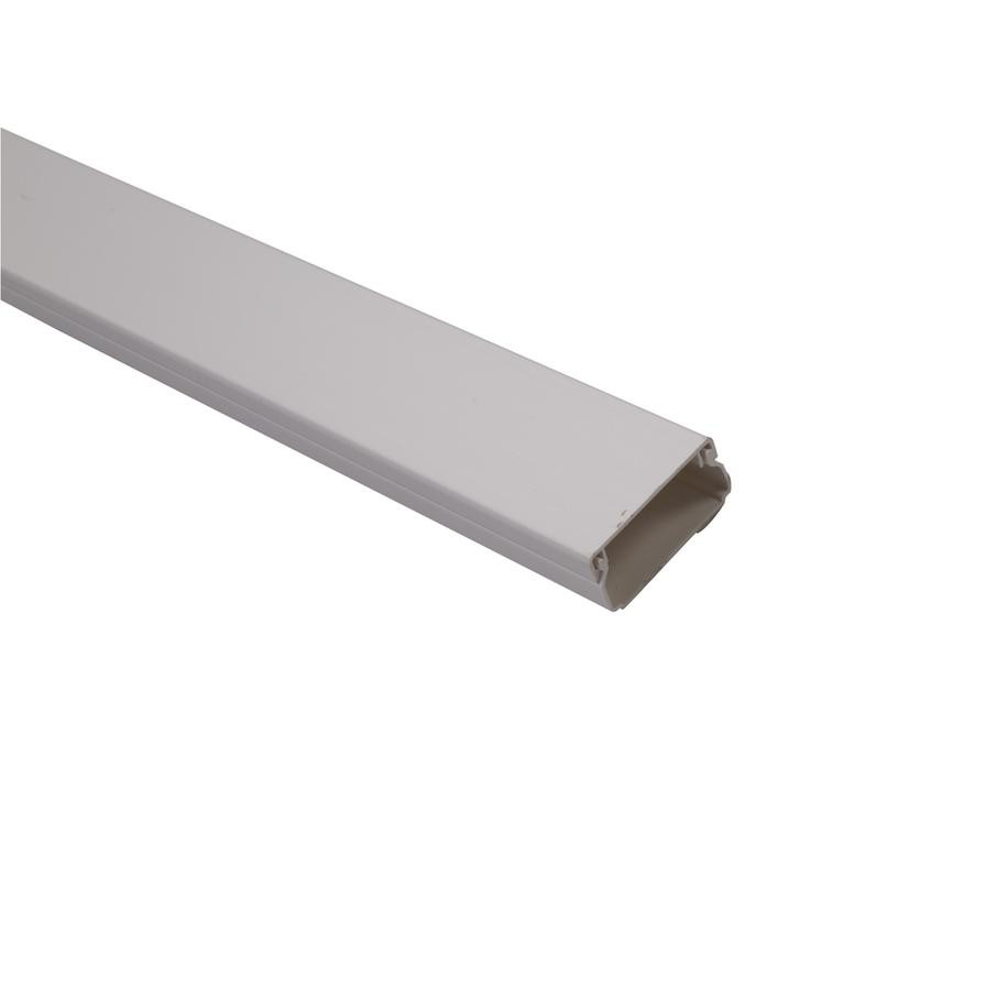 Mkats Self-Adhesive Floor Trunking (40 mm x 2 m, White)