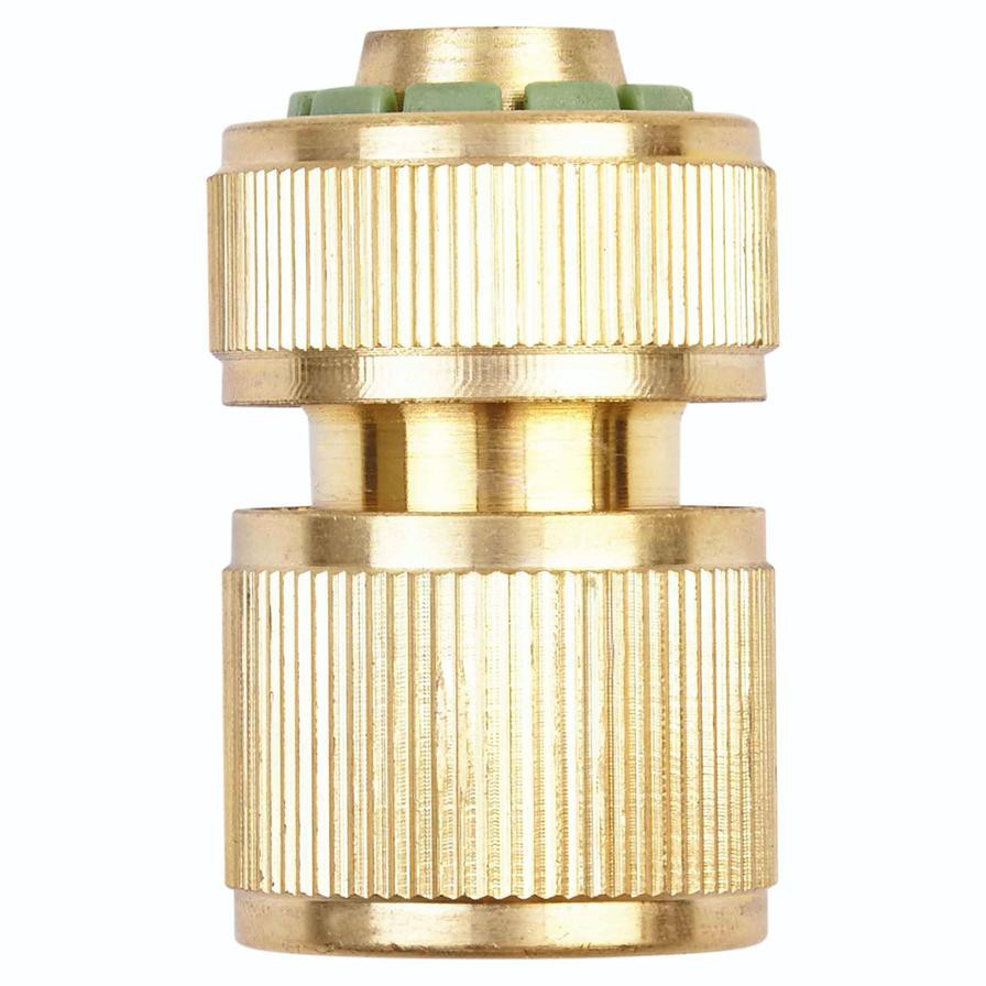 Verve Quick Brass Hose Pipe Connector (12.5 mm)