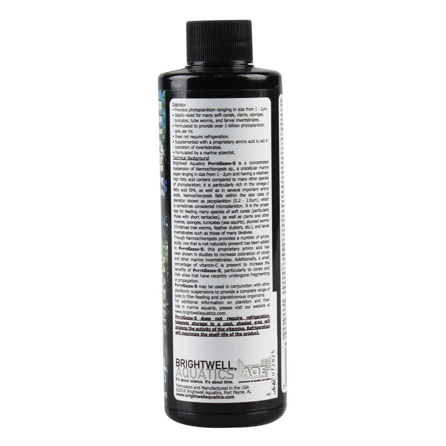 Brightwell Aquatics PhytoGreen-S Planktonic Suspension (250 ml)