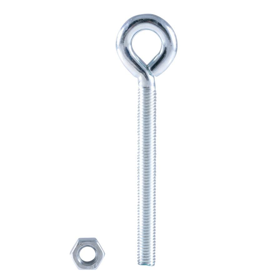 Suki Zinc-Plated Eye Bolts (M8 x 80 mm, Pack of 2)