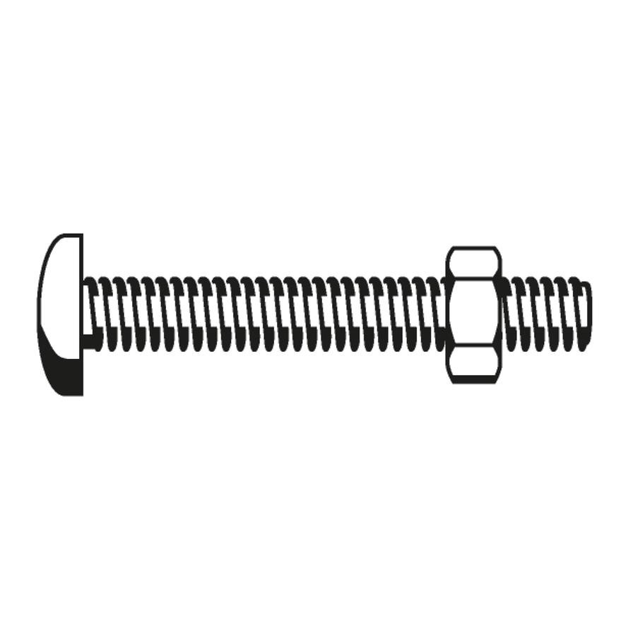 Suki Steel Roofing Bolt (M5 x 3 cm)