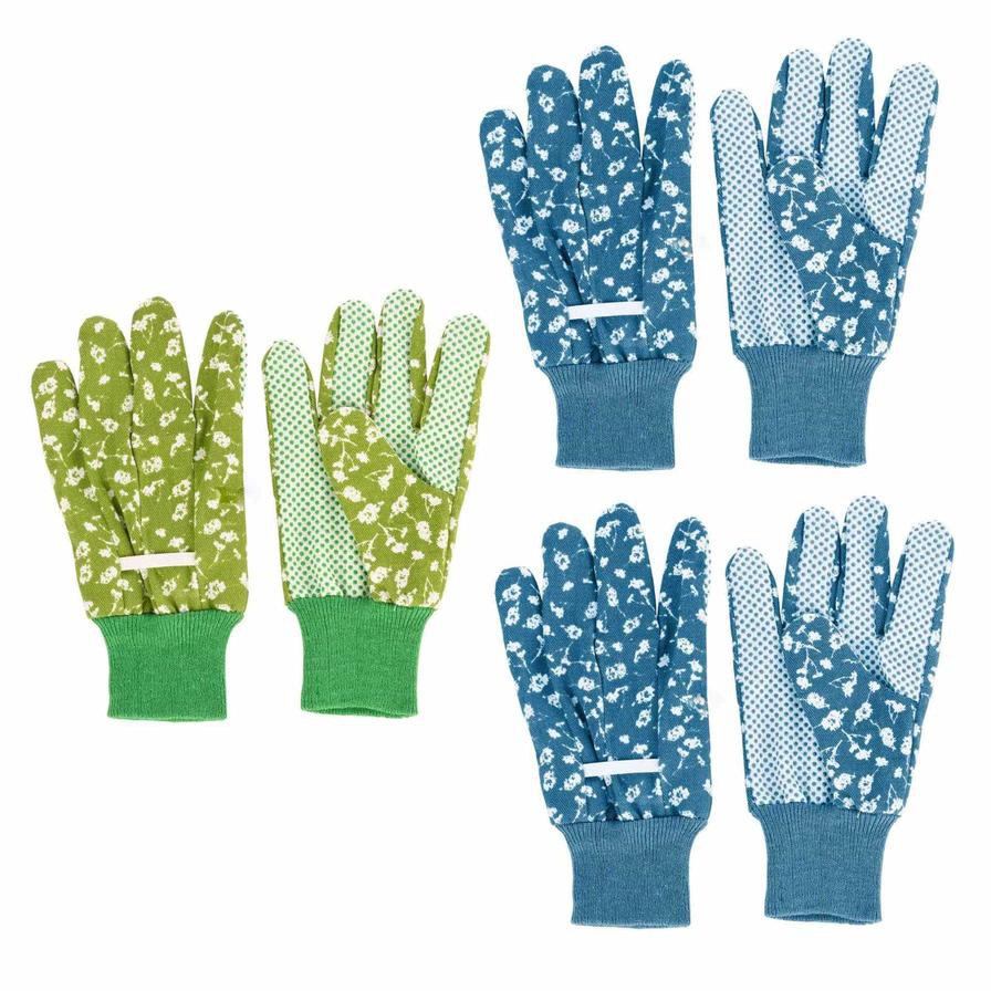 Esschert Design Chicory Cotton Gloves (3 Pc.)