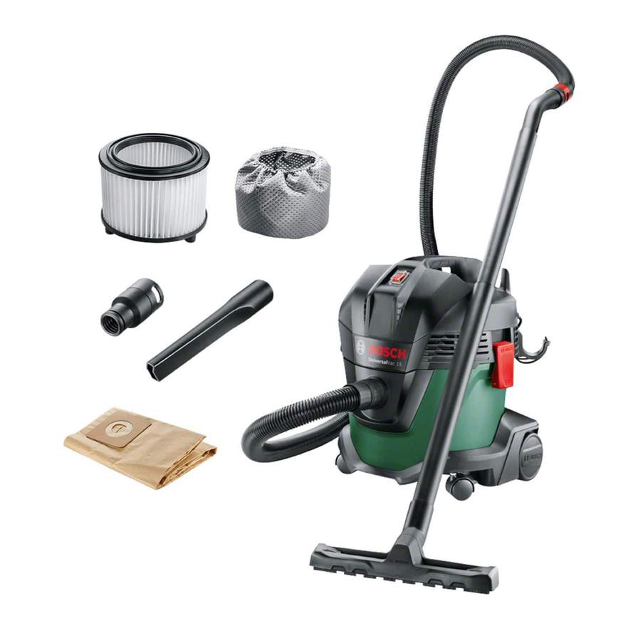 Bosch Wet & Dry Vacuum Cleaner, Universal Vac 15 (1000 W)