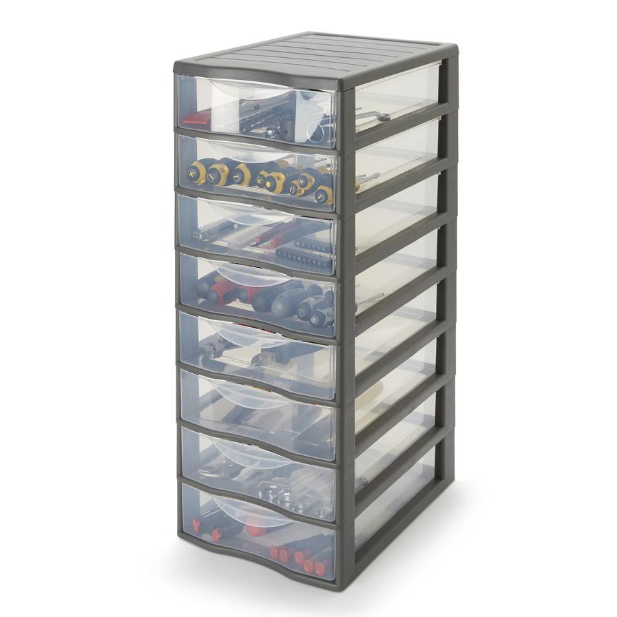 Form Kontor 8-Tier Storage Tower Unit (26 x 36.5 x 68 cm)