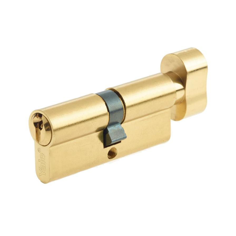 Yale Entrance Cylinder (70 mm, Brass)