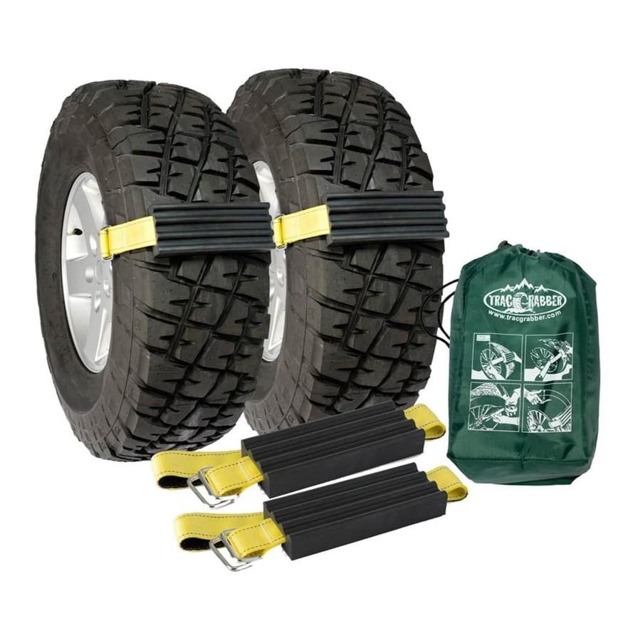 TRAC GRABBER Tire Traction for SUVs & Trucks (Black/Yellow)