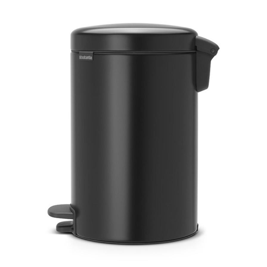 Brabantia NewIcon Pedal Bin (12 L, Matt Black)