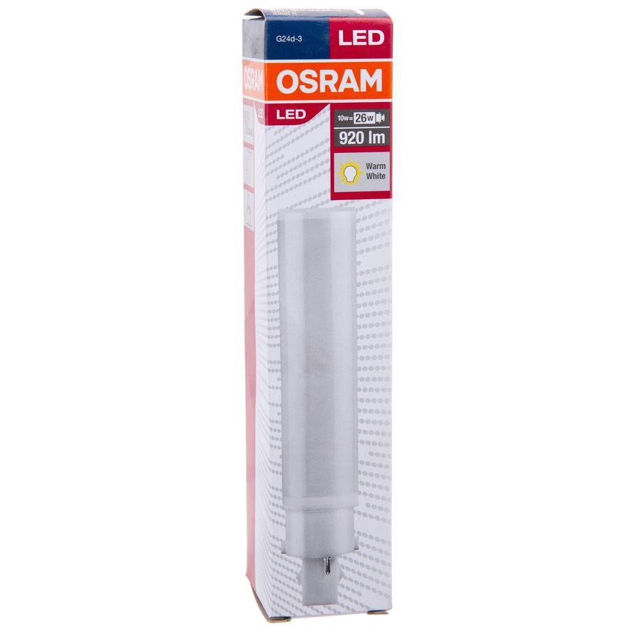 Osram Dulux D G24d-3 LED Light (10 W, Warm White)