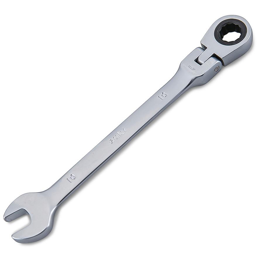 Suki Gear Combination Wrench with Joint (10 mm)