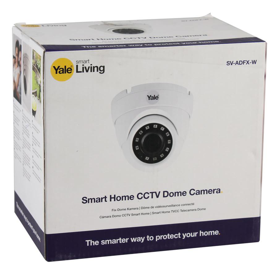 Yale Smart Living CCTV Dome Camera, SV-ADFX-W (1080 P)