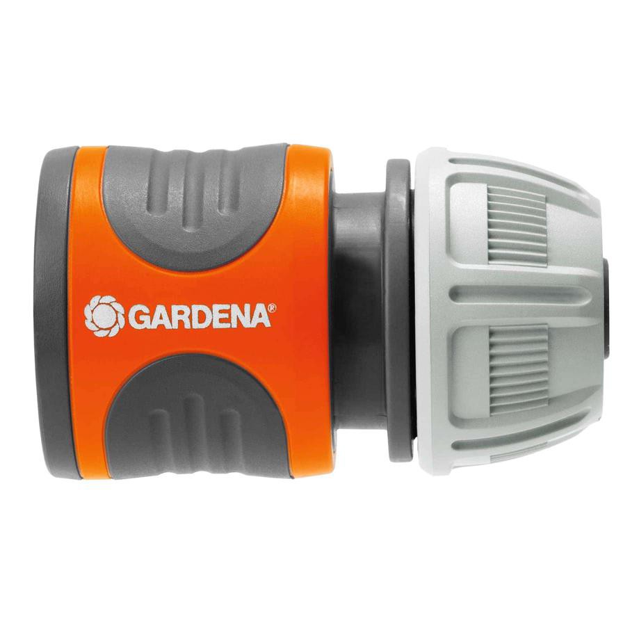 Gardena System Hose Connector Set (Set of 2, Orange, Gray & Black)