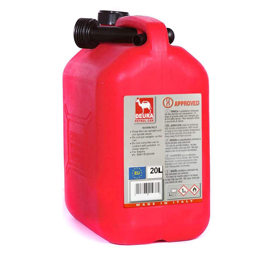 Maagen Plastic Petrol Can (20 L, Red)