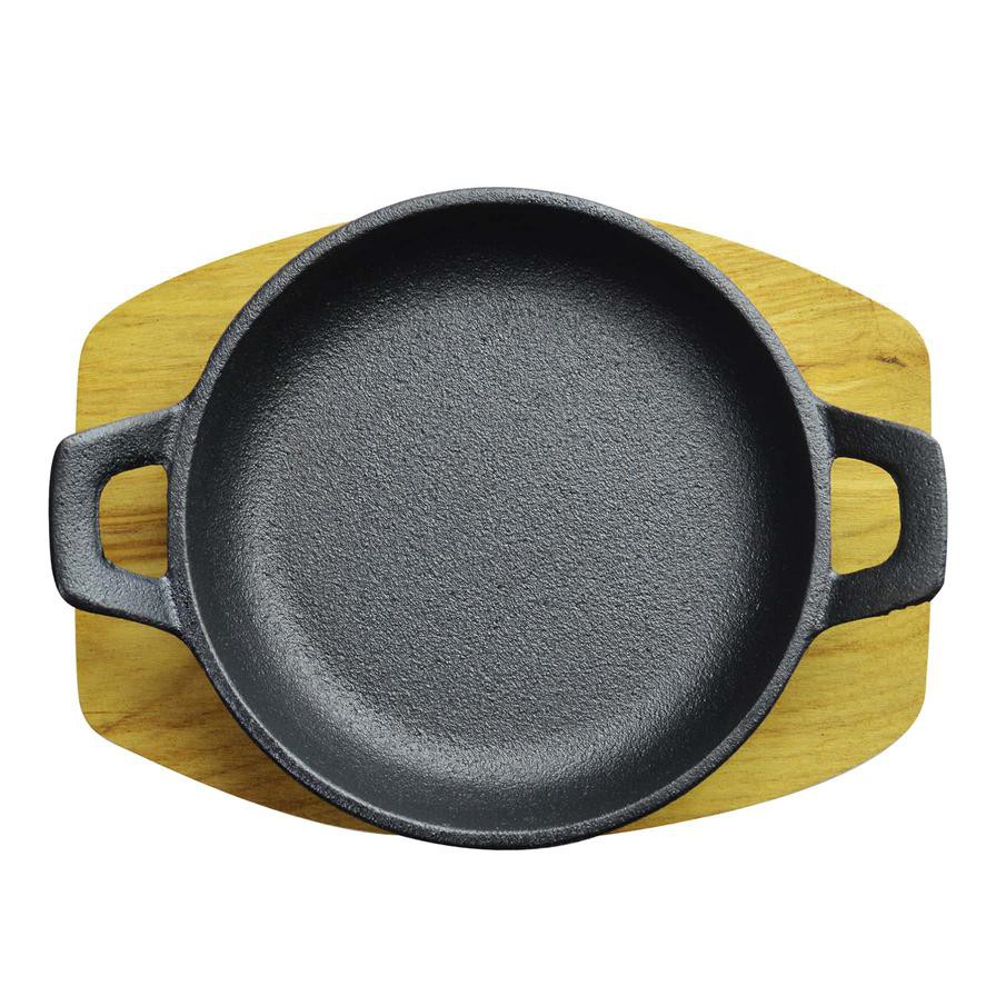 Raj Mini Round Dual Handle Sizzler Tray (12 cm)