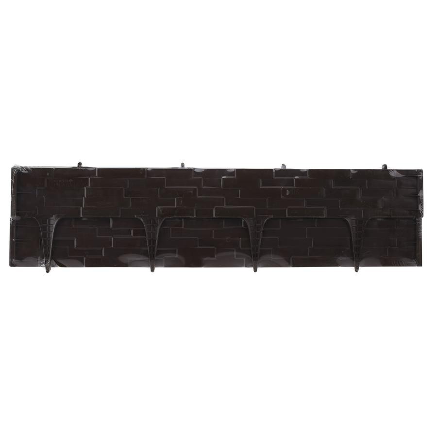 Garden Plast Stone Palisade (4 pcs, 3.2 m, Dark Brown)