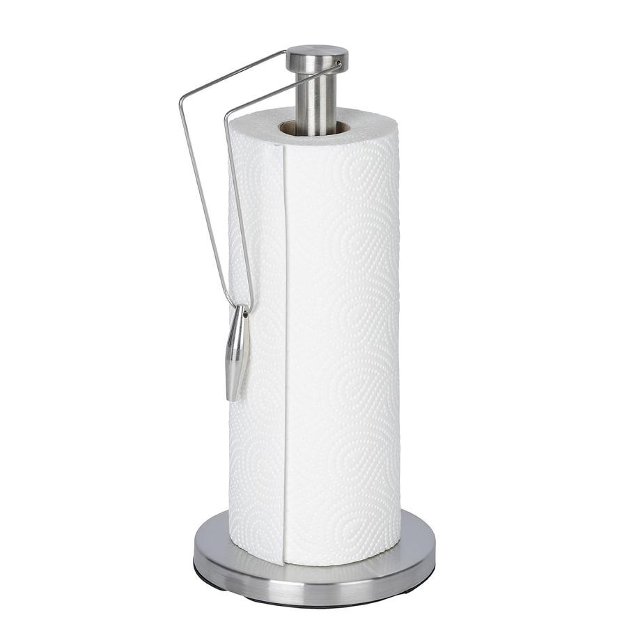 Wenko Preston Stainless steel Kitchen Roll Holder (15 x 15 x 33 cm)