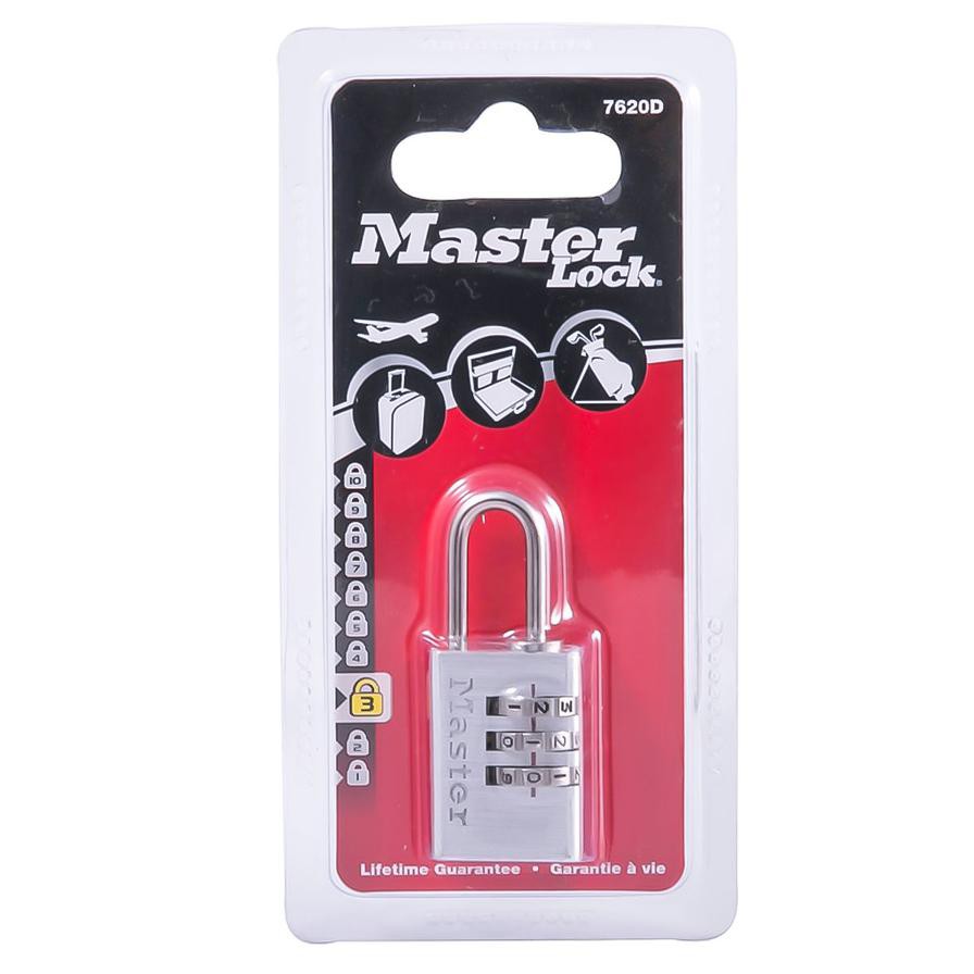 Master Lock Aluminium Set-Your-Own Combination Padlock (9 x 31 x 20 mm, Silver)
