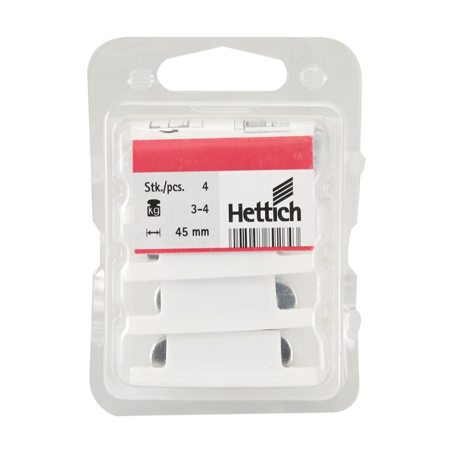 Hettich Magnetic Catch 3-4 kg (4 Pieces)