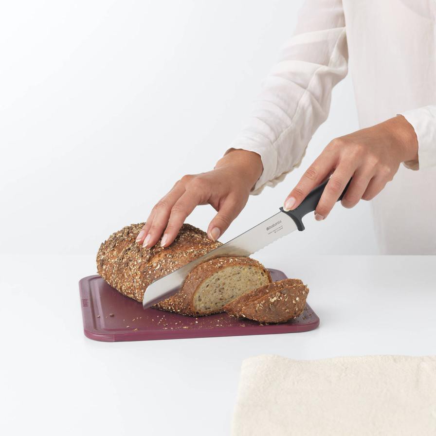 Brabantia Tasty+ Steel Bread Knife (1.7 x 2.6 x 24.8 cm)