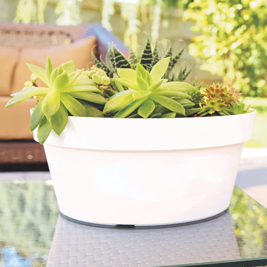 Artevasi Capri Plastic Round Plant Bowl (30 x 14.3 cm)