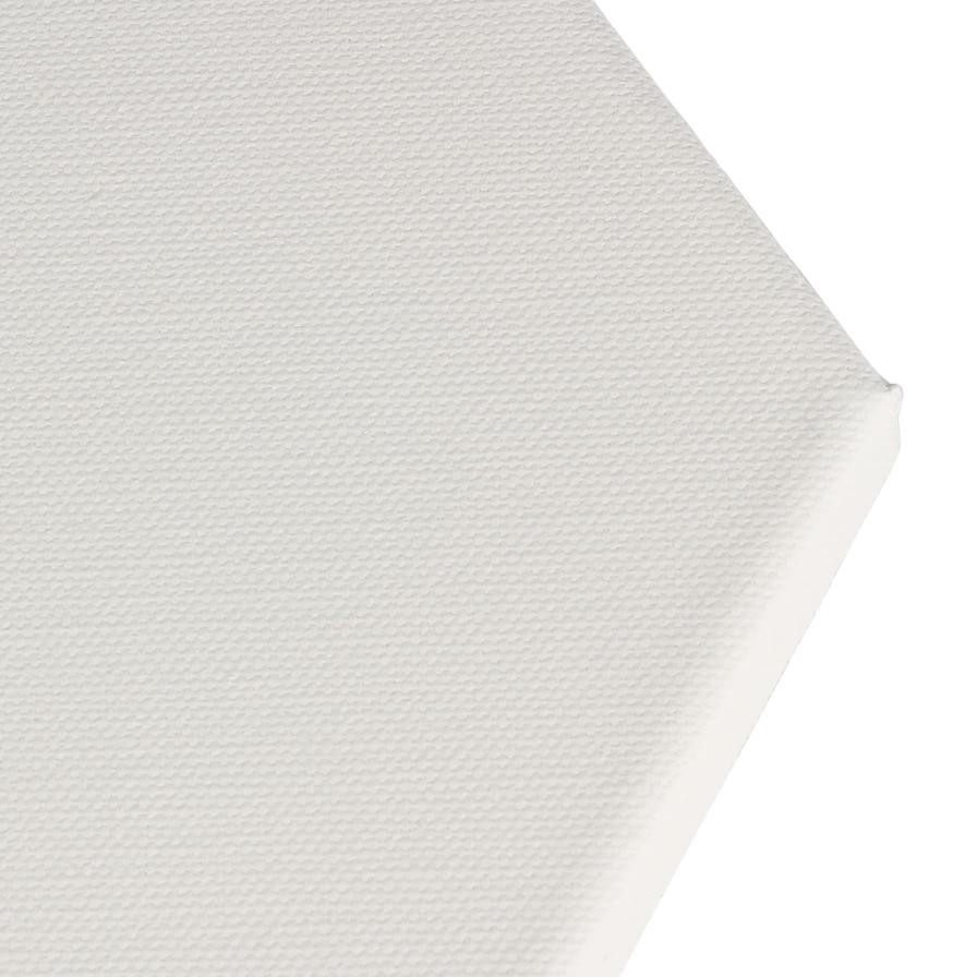 Art Max Artists Hexagon Cotton Canvas W/Frame (280 gms, 20 cm)