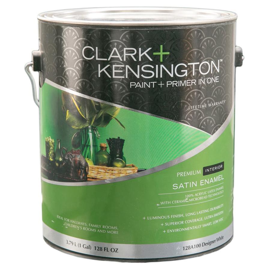 C & K Interior Satin Enamel (3.7 L, White)