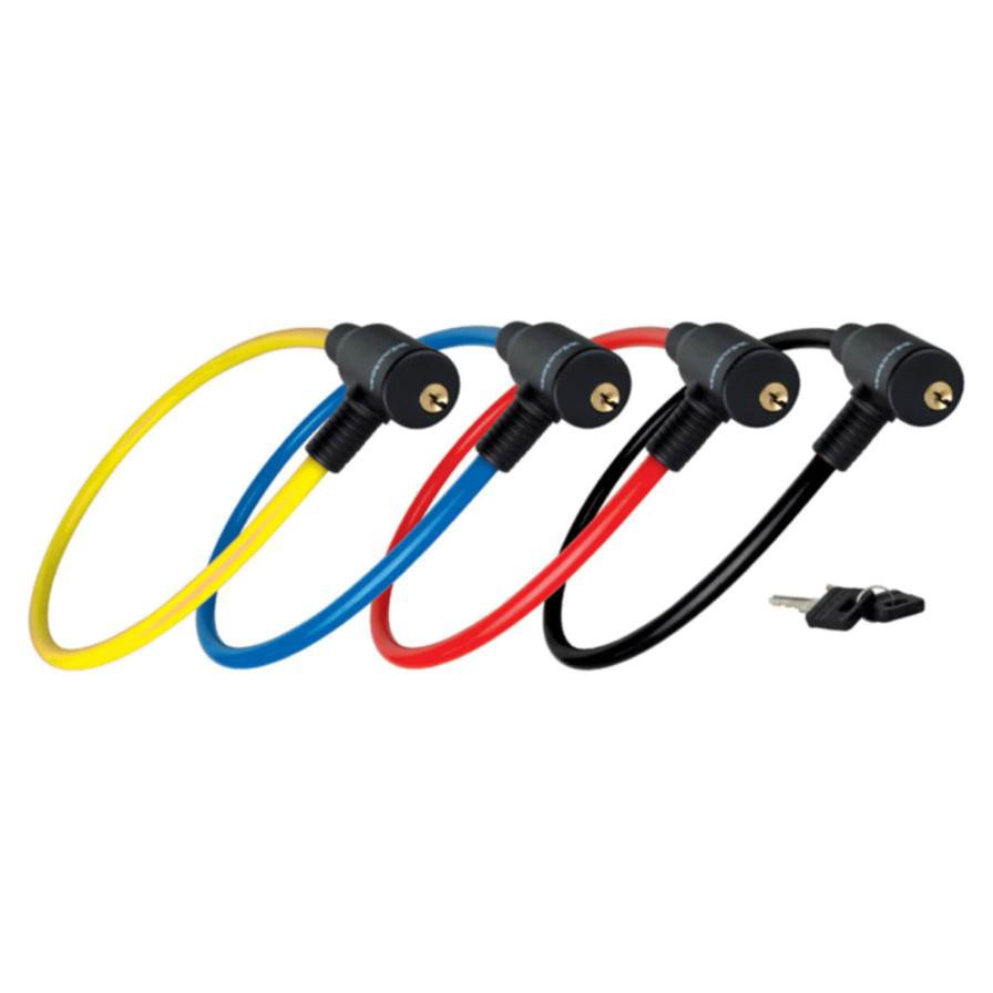 Master Lock Steel Bike Cable Lock W/Keys (65 x 0.8 cm, Assorted Color)