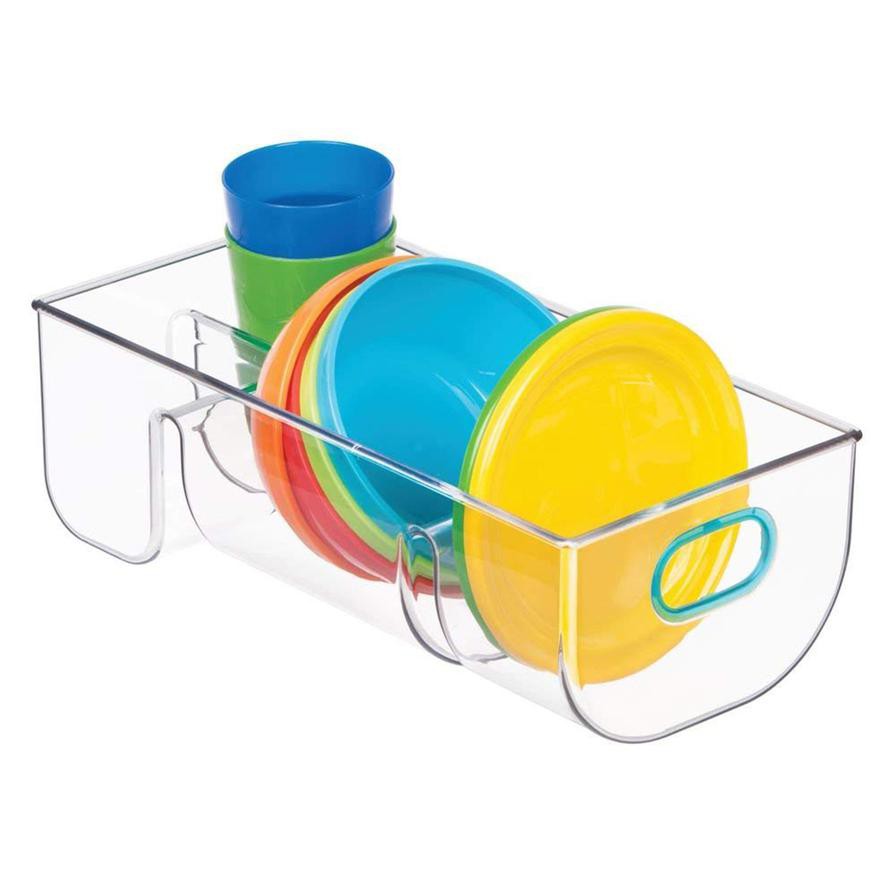 InterDesign Kids Utensils Organizer (28 x 14 x 8.9 cm, Clear)