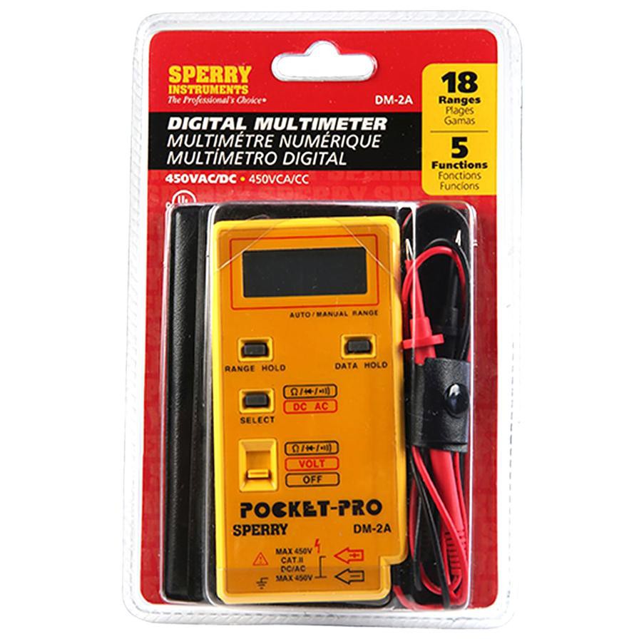 Sperry Digital 6 to 18 Range Multimeter (2.4 x 22 x 17 cm)