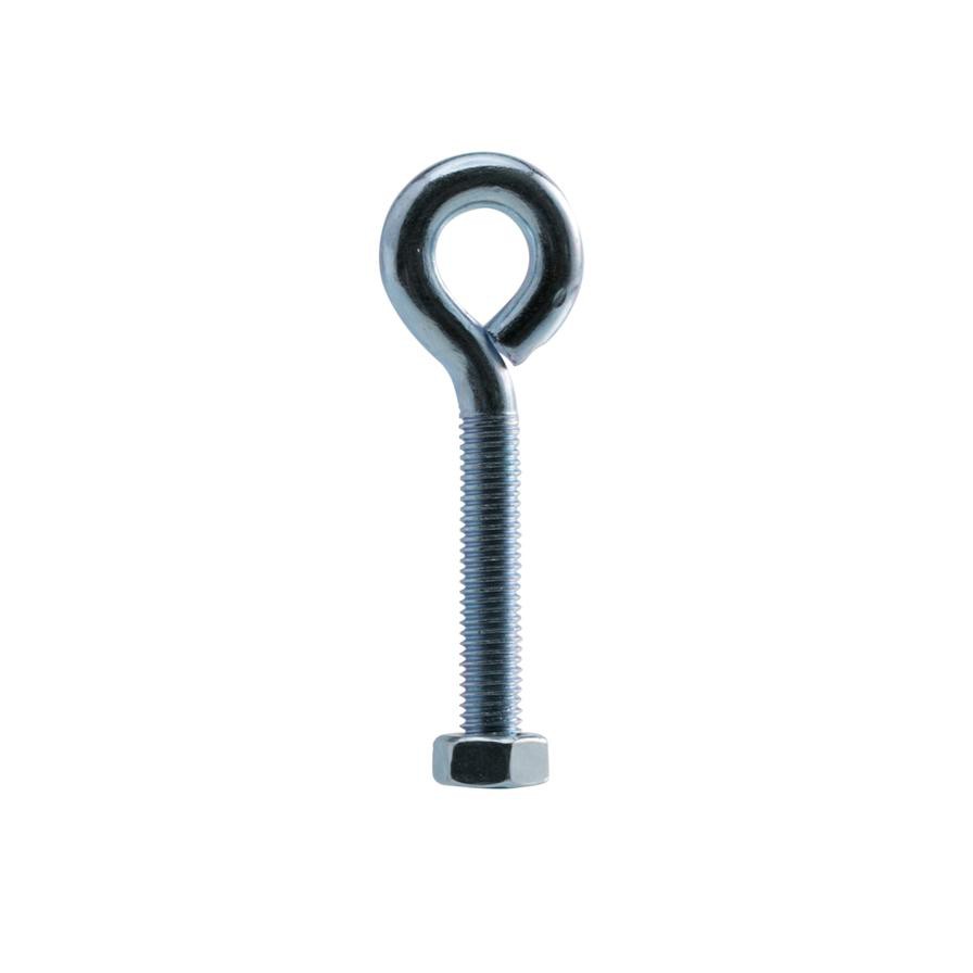 Suki International Medium Zinc Plated Eye Bolts (Pack of 2, 8 x 50 mm)