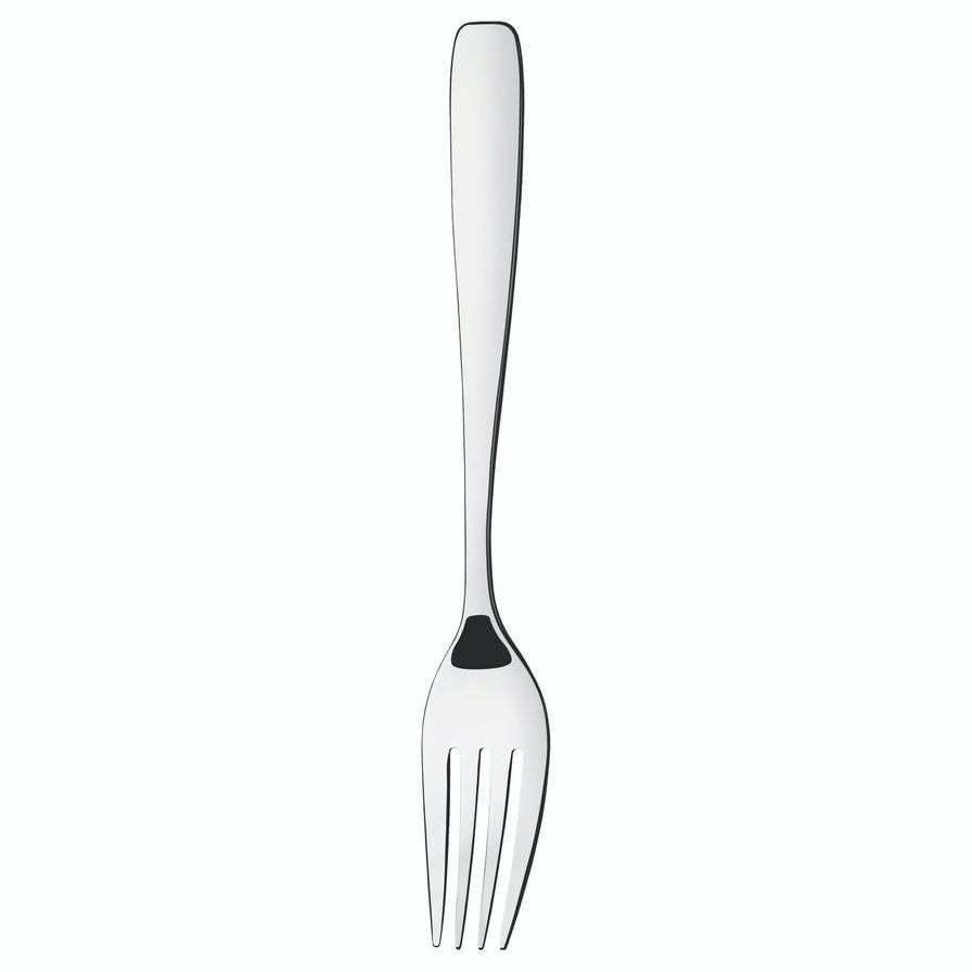 Tramontina Amazonas Stainless Steel Table Fork Set (19.7 x 2.8 x 1.9 cm, 3 Pc.)