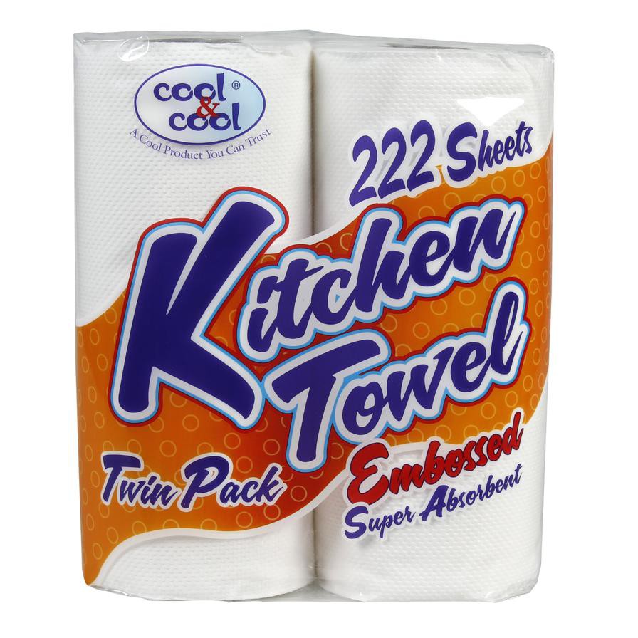 Cool & Cool Kitchen Towel Twin Pack (222 m, 2 Pc.)