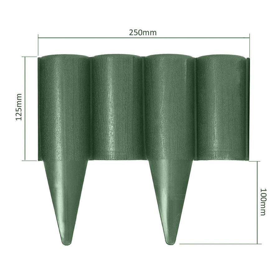 Garden Plast Garden Palisade (25 cm, 10 Pc.)