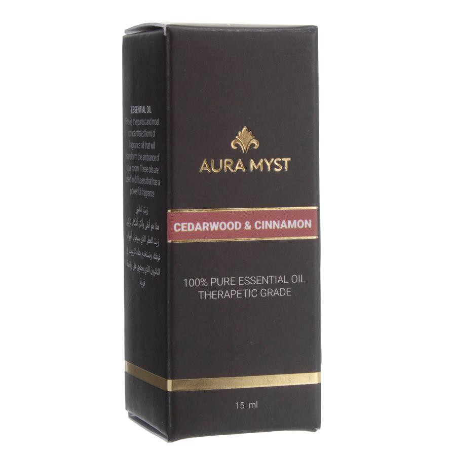 Aura Myst Essential Oil (15 ml, Cedarwood & Cinnamon)