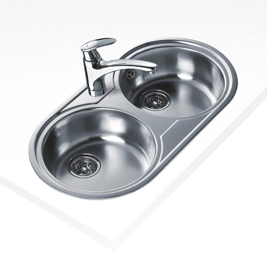 Teka Stainless Steel Inset Sink (44 x 14 x 84 cm)