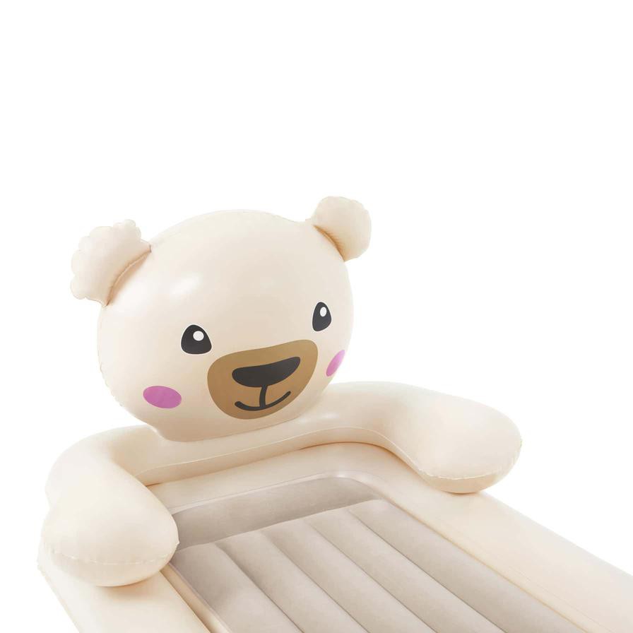 Bestway 1-Person Inflatable Teddy Bear Air Bed for Kids (188 x 109 x 89 cm)