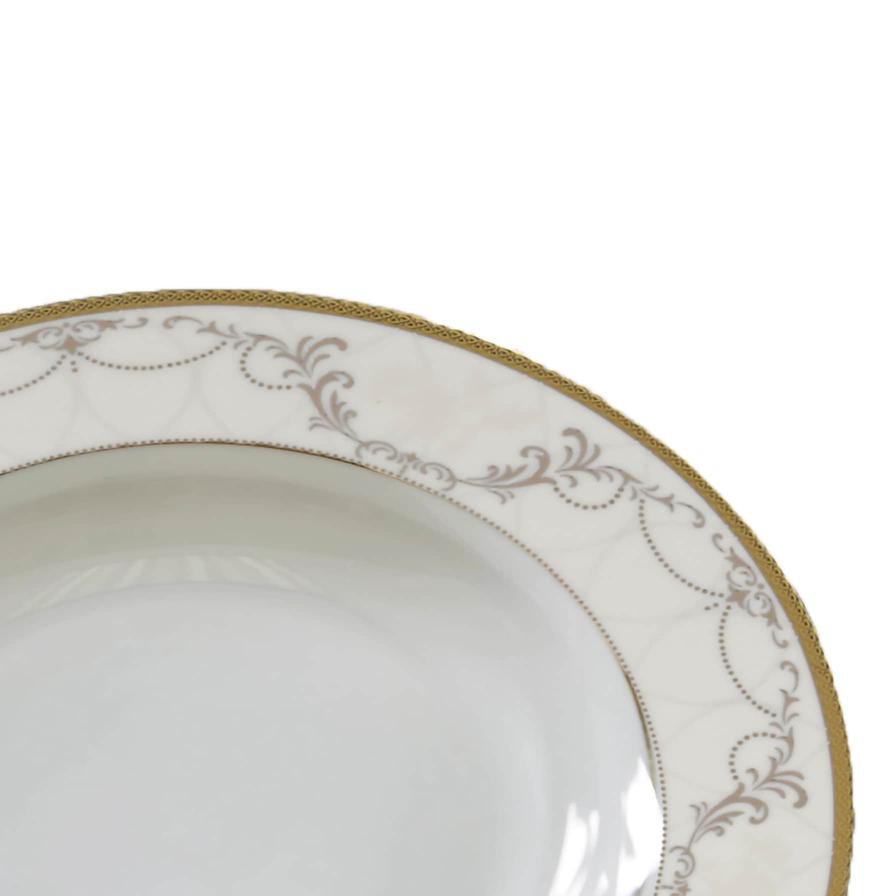 Queens Bone China Soup Plate (20 cm)