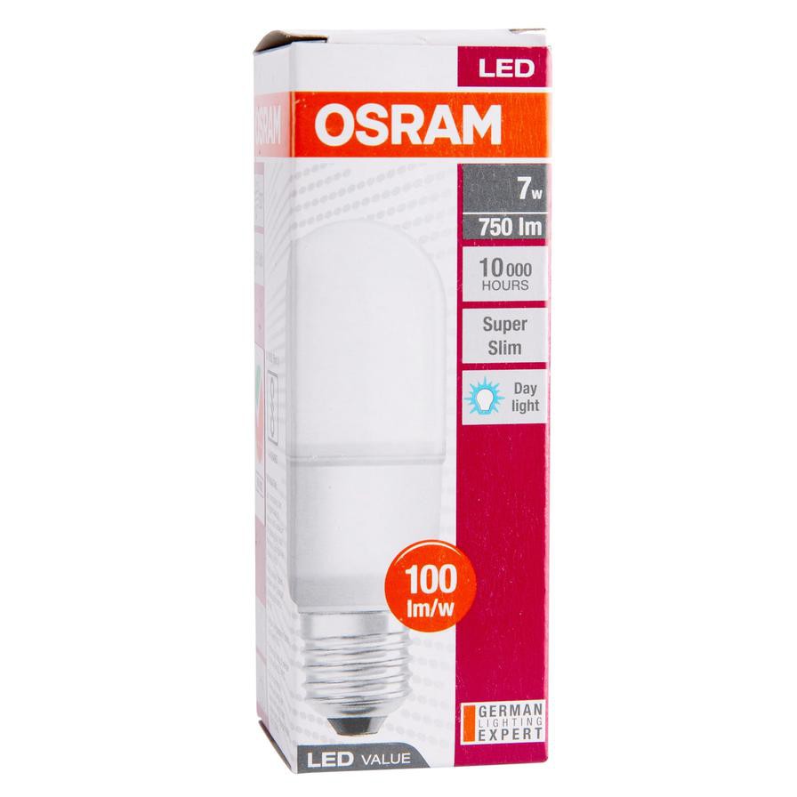 Osram E27 LED Value Stick Bulb (7 W, Daylight)